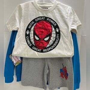 Marvel Red and White Superhero Costume